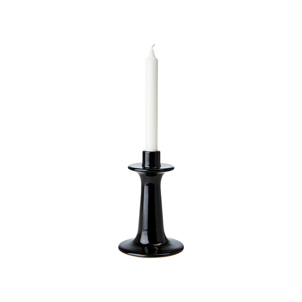 Portavela ELLA S Negro Ø12xH18 cm