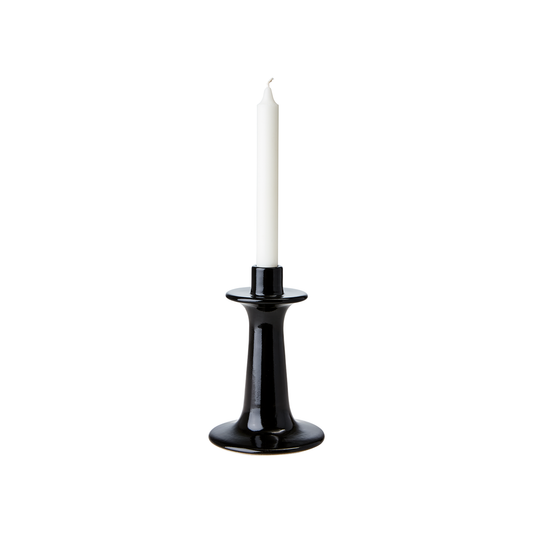 Portavela ELLA S Negro Ø12xH18 cm