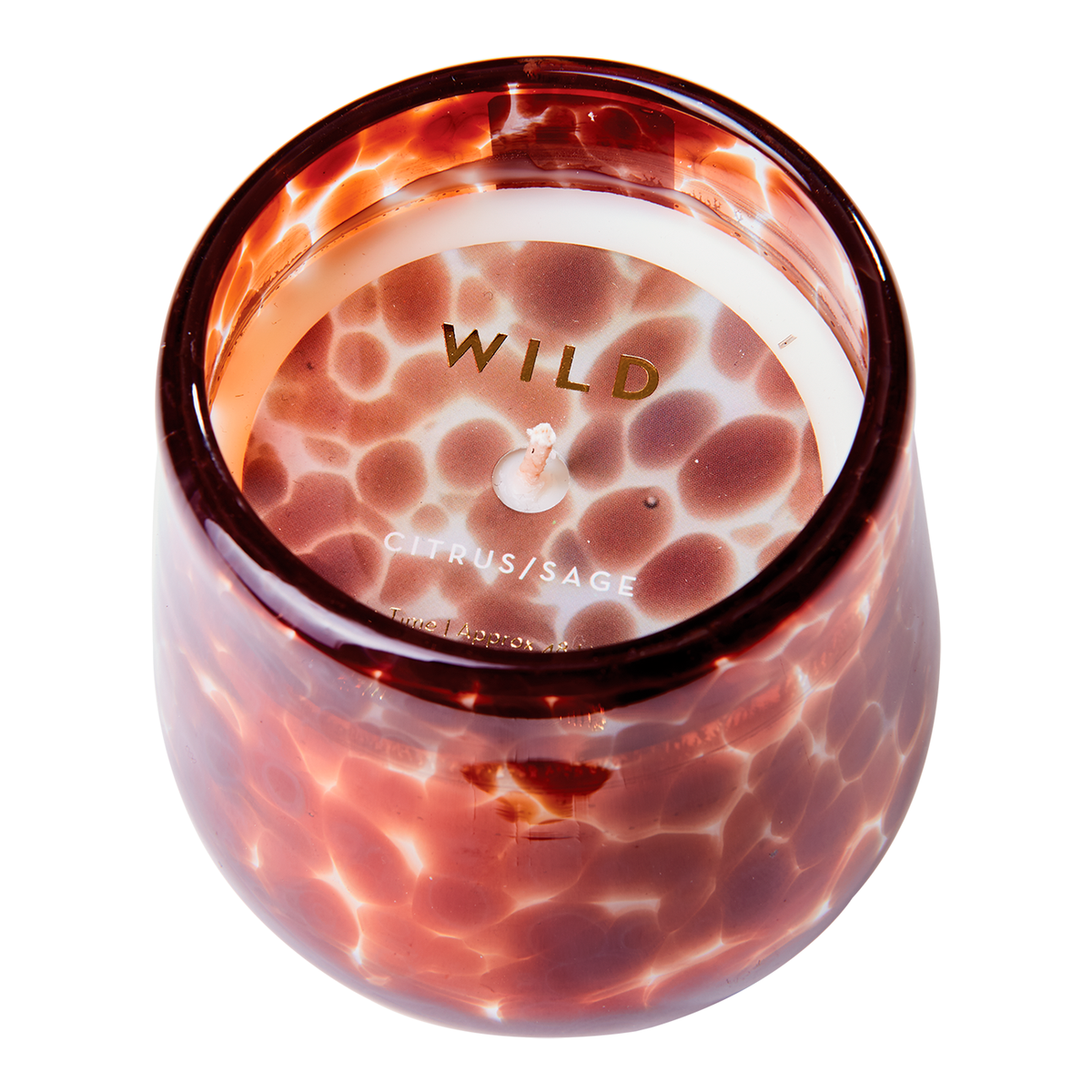 WILD Velas aromáticas Citrus & sage, Marrón