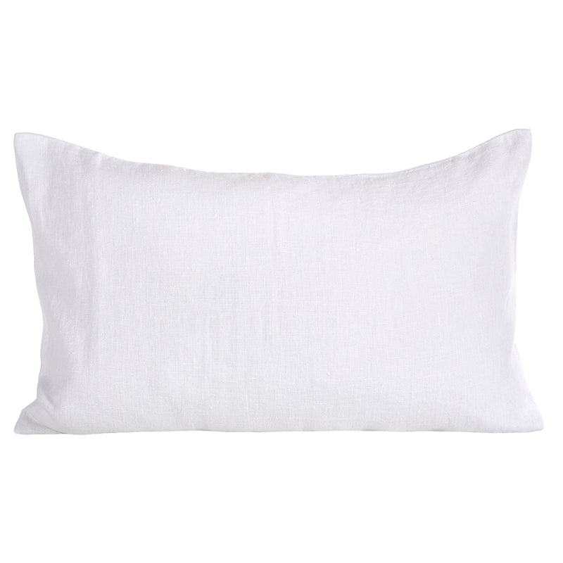 Funda Cojín Lino Porticcio Blanc 40x60 cm