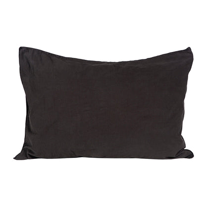 Funda Almohada Algodón Percal Black