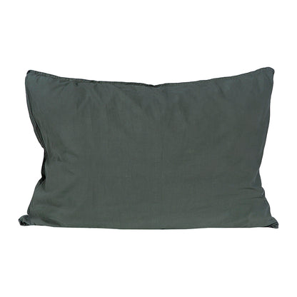 Funda Almohada Algodón Percal Petrol
