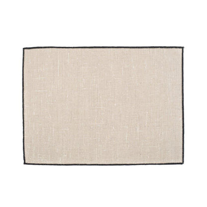 Set 6 Individuales Lino Engomado Borgo Naturel