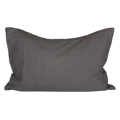 Funda de plumón Lino Ceniza con fundas de almohadas