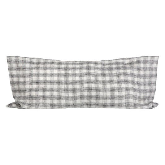 Funda Cojín Lino Monza Blanc 55x110 cm