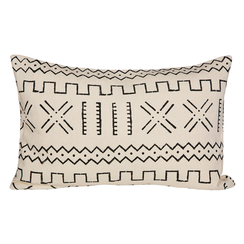 Funda Cojín Algodón Mud Ivory Nº1 40x60 cm