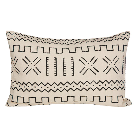 Funda Cojín Algodón Mud Ivory Nº1 40x60 cm