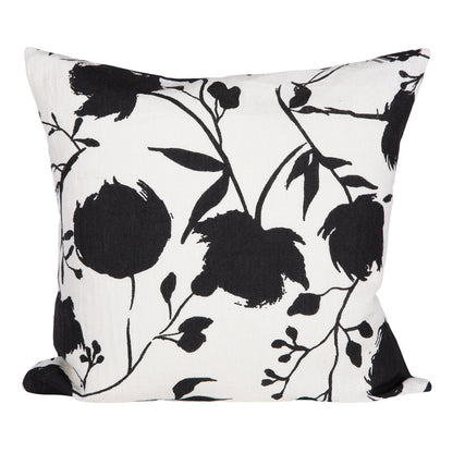 Funda Cojín Lino Yulin Blanc 45x45 cm