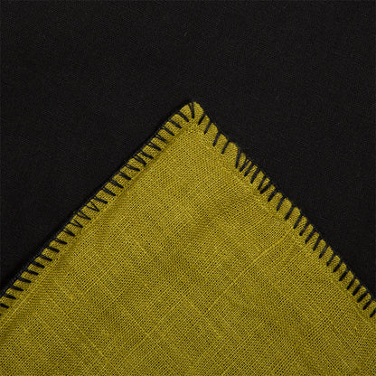 Funda Piecera Lino Mansa Olive 85x200 cm