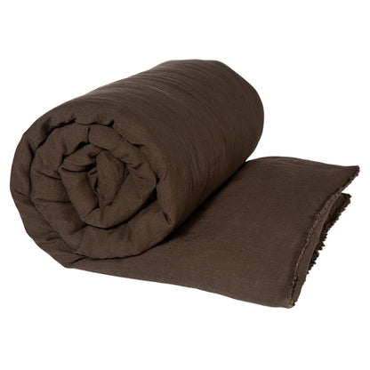 Funda Piecera Lino Viti Brownie 85x200 cm