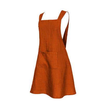 Delantal Lino Kyoto Cuir