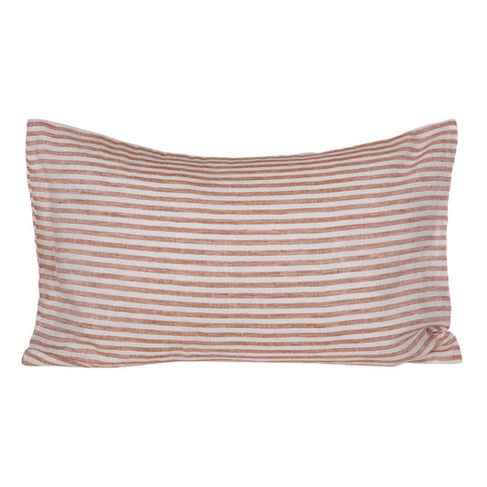Funda Cojín Lino Bristol Terracota 40x60 cm